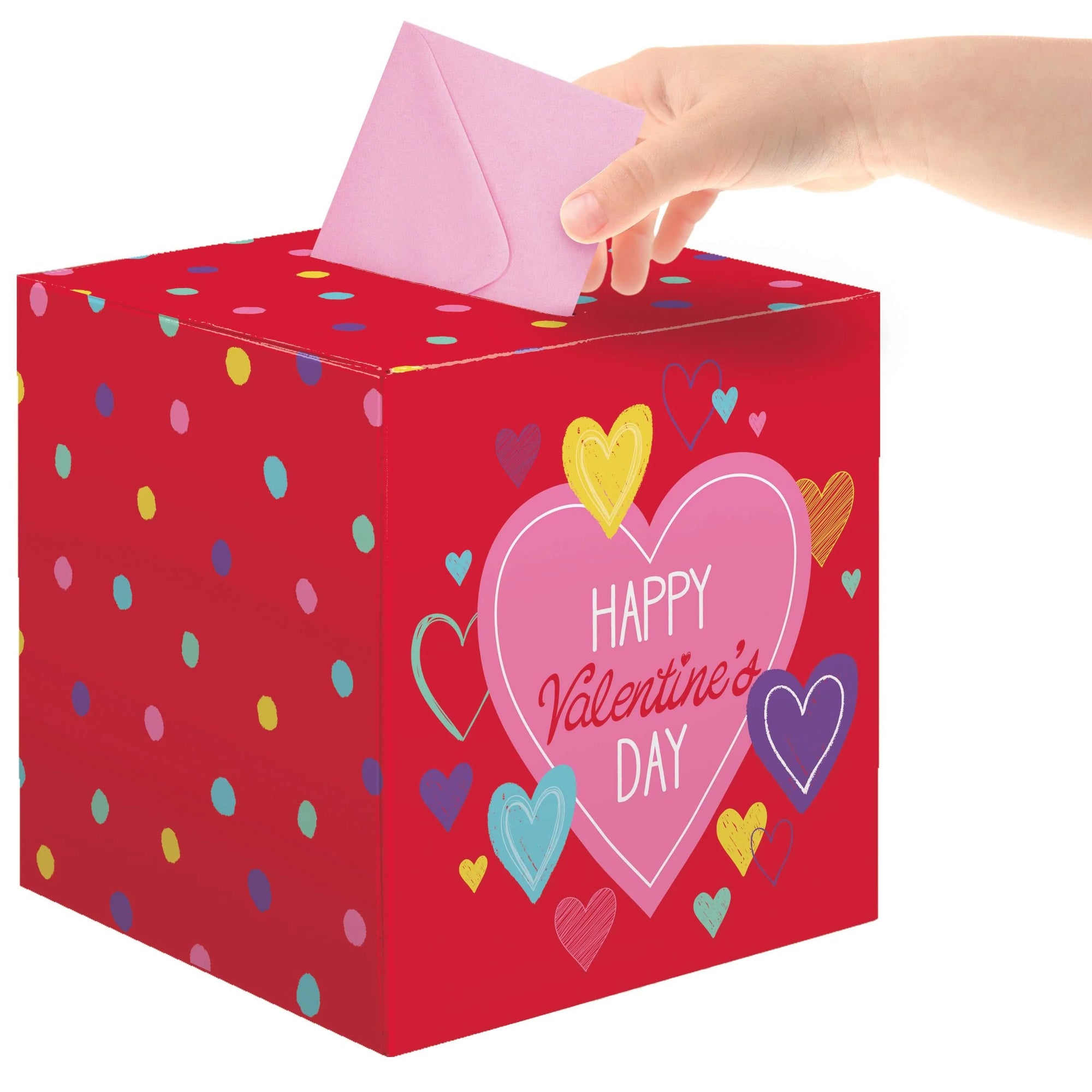 Bulk Case of 6" x 6"  Valentine's Day Card Box by Creative Converting