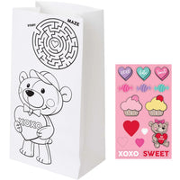 Bulk Case of Valentine's Day Paper Treat Bag