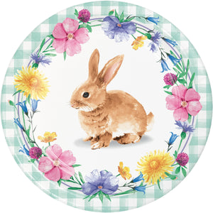 Bulk Case of Bunny and Blooms 8.75 Inch Dinner Plate