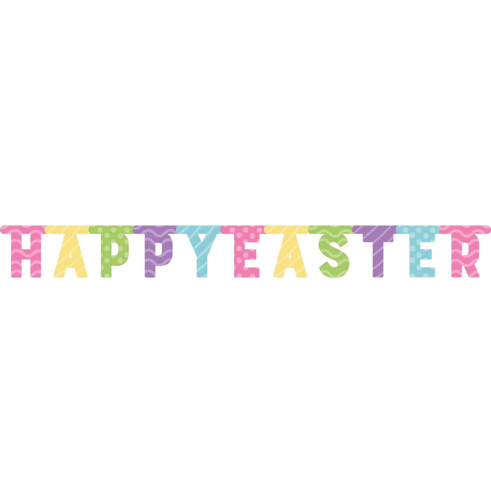 Bulk Case of "Happy Easter" Jointed Banner