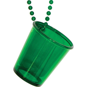 Bulk Case of St. Pats Necklace w/ Shot Glass Favor