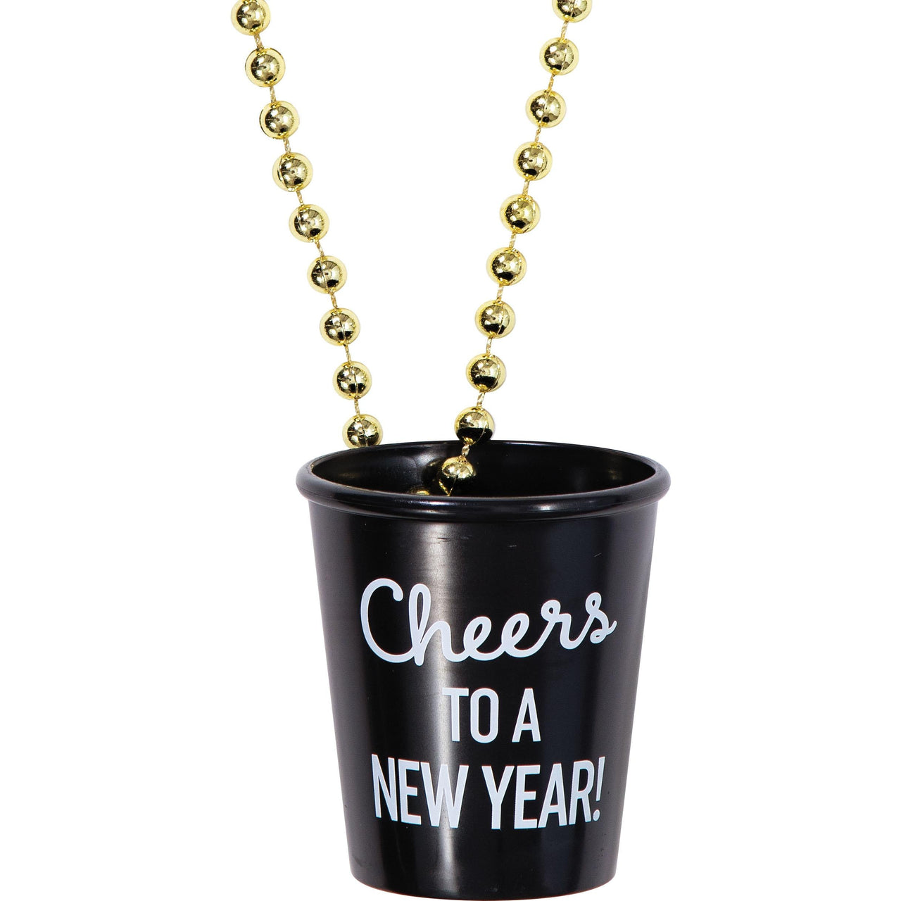 Bulk Case of New Year's Necklace w/ Shot Glass Favor