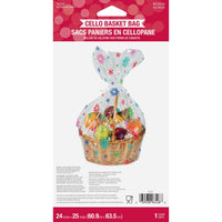 Bulk Case of Snowflake Basket Bag