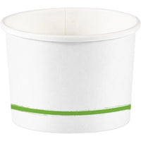 Bulk Case of Sensations Serveware 9 oz Paper Snack Cups w/ Plastic Lids