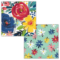 Bulk Case of Bountiful Blooms 24ct 2ply Beverage Napkin (24/Pkg)