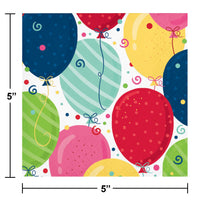 Bulk Case of Festive Fun 24ct 2ply Beverage Napkin (24/Pkg)