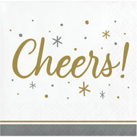 Bulk Case of Cheers 24ct 2ply Beverage Napkin