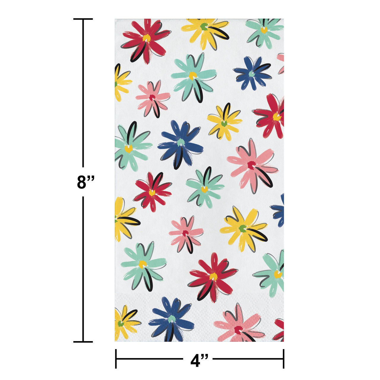 Bulk Case of Bountiful Blooms 2ply Dinner Napkin (24/Pkg)