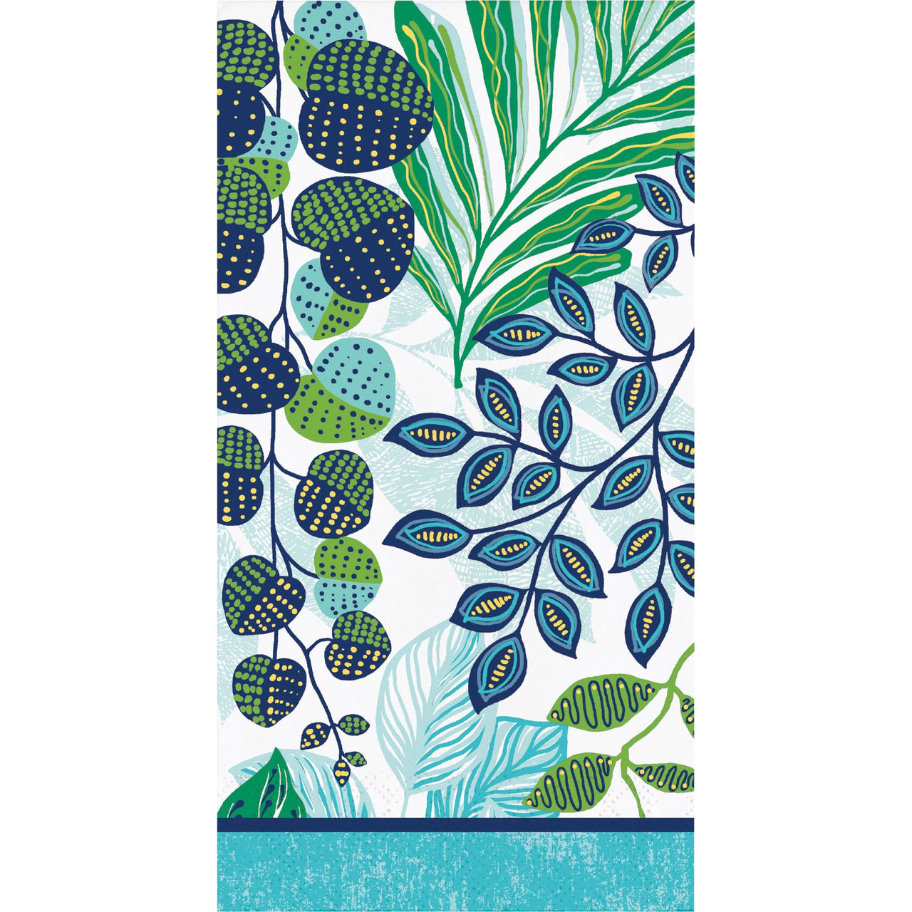 Bulk Case of Peaceful Palms 2ply Dinner Napkin (24/Pkg)