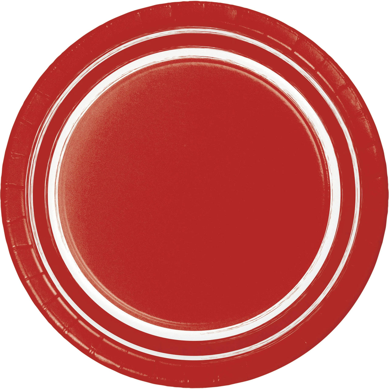 Bulk 120ct Classic Red 10ct Sturdy Style 8.75 Inch 8.75 inch Dinner Plate 