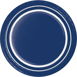 Bulk 120ct Navy Blue 10ct Sturdy Style 8.75 Inch 8.75 inch Dinner Plate 