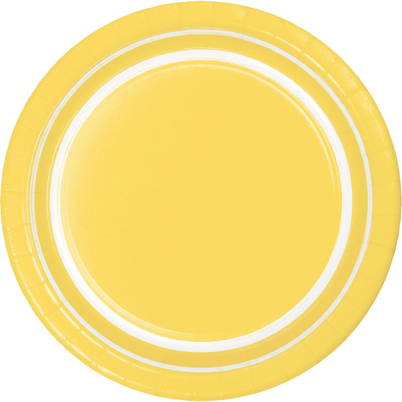 Bulk 120ct Soft Yellow 10ct Sturdy Style 6.75 Inch Dessert Plate 