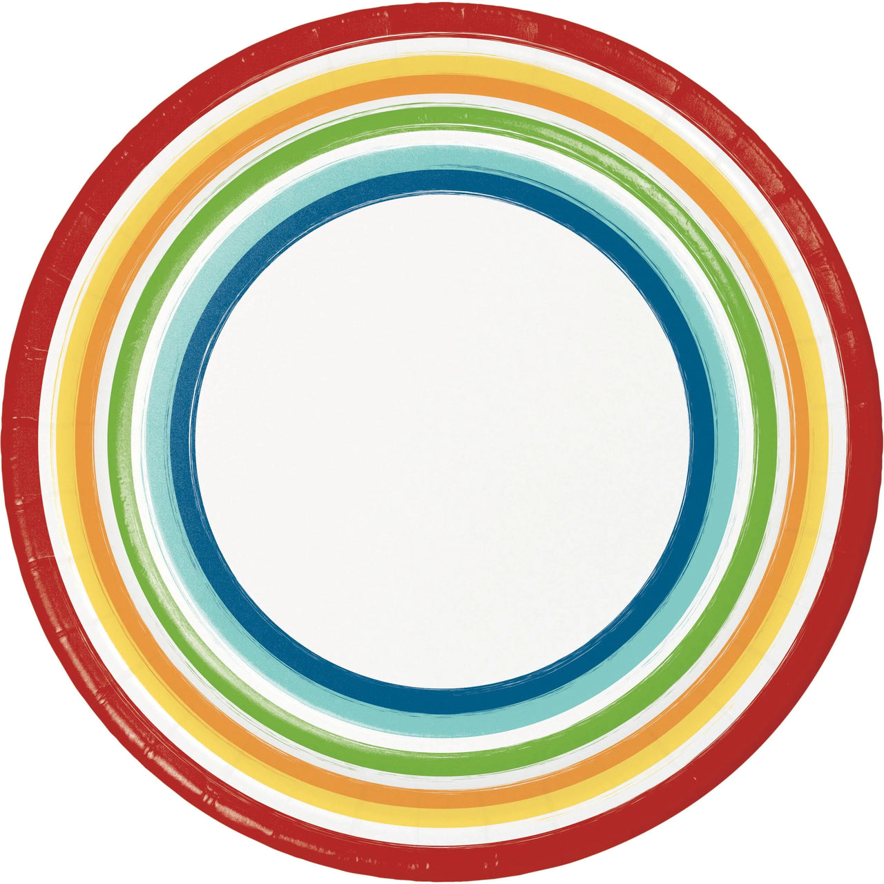 Bulk Case of Painterly Party 10ct Sturdy Style 6.75 Inch Dessert Plate