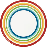 Bulk Case of Painterly Party 10ct Sturdy Style 6.75 Inch Dessert Plate