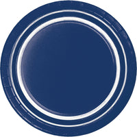 Bulk 120ct Navy Blue 10ct Sturdy Style 6.75 Inch Dessert Plate 