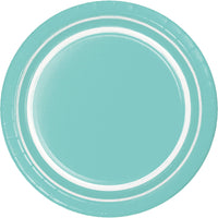 Bulk 120ct Spa Blue 10ct Sturdy Style 6.75 Inch Dessert Plate 