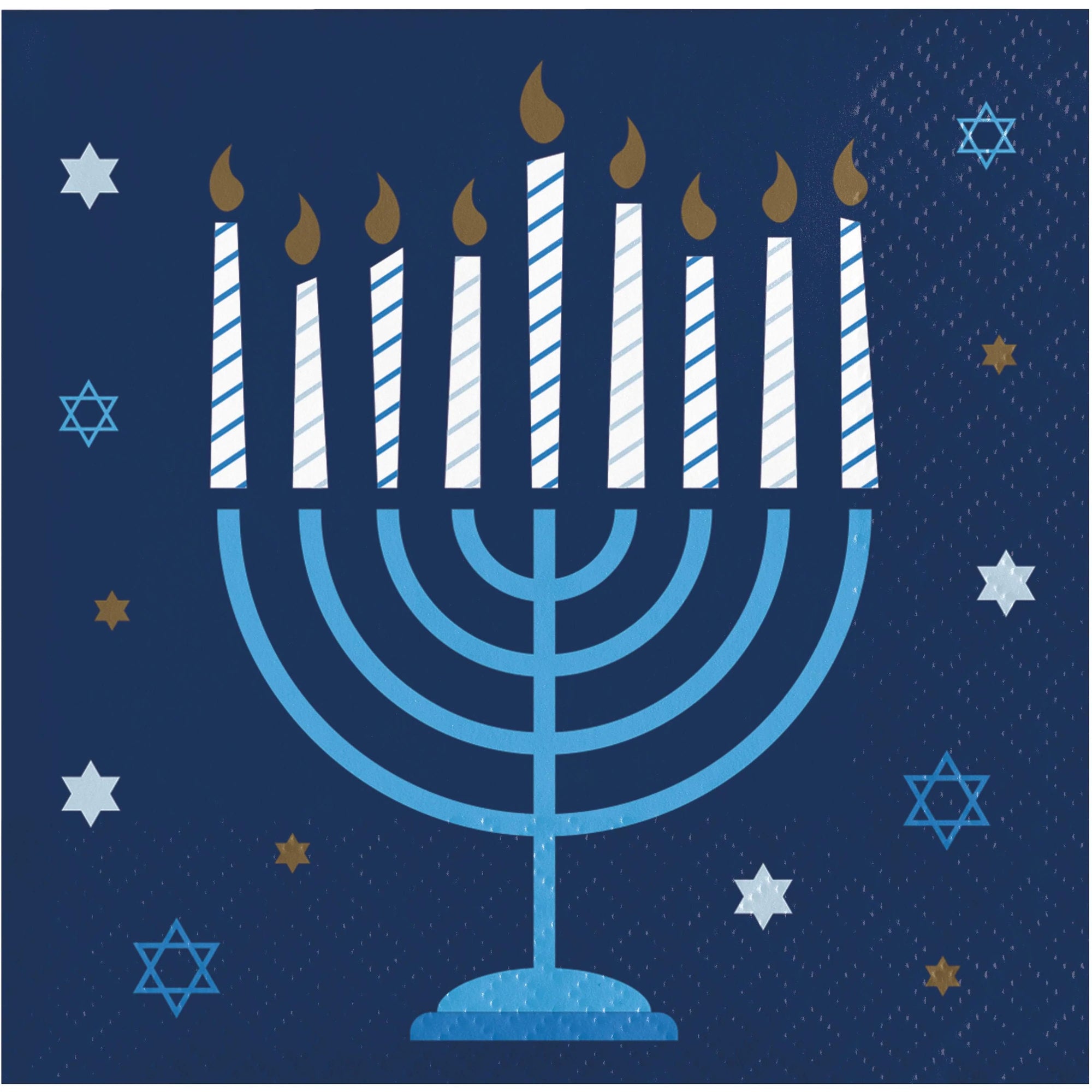 Bulk Case of Hanukkah Celebration Beverage Napkin by Creative Converting