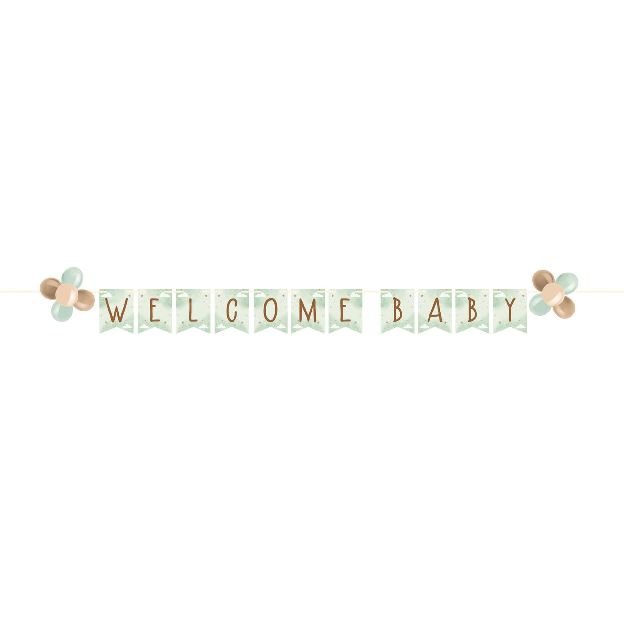 Bulk Case of Teddy Bear Ribbon Banner w/ Latex Balloons