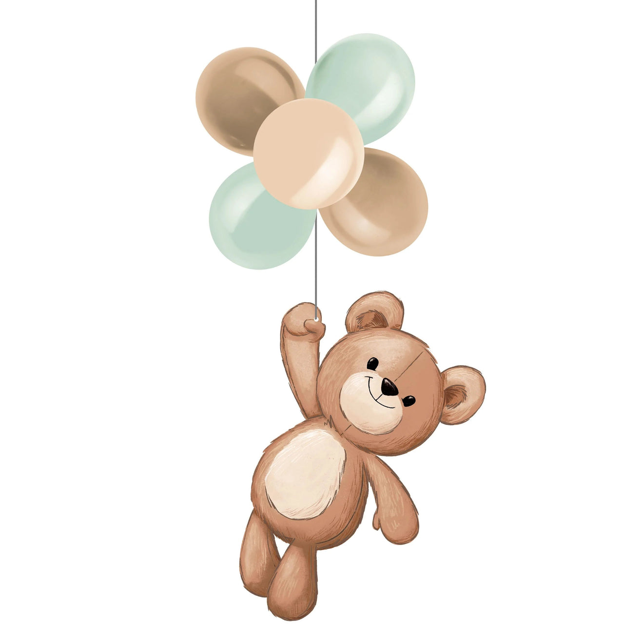 Bulk Case of Teddy Bear Hanging Decor w/ Latex