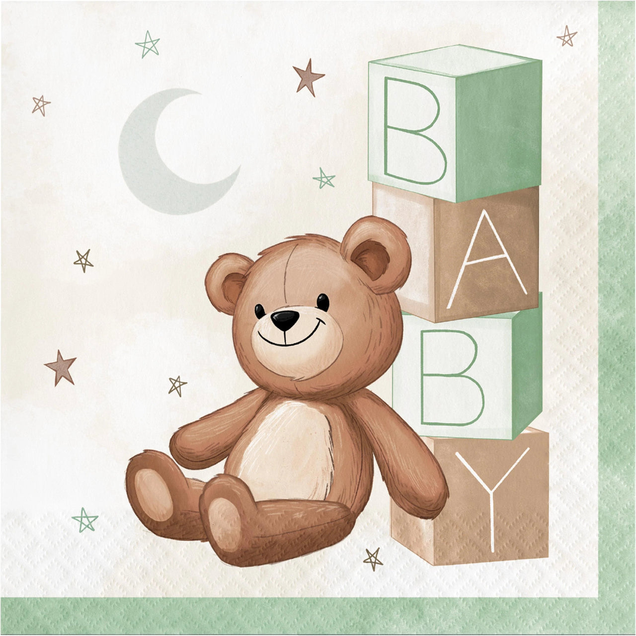 Bulk Case of Teddy Bear Luncheon Napkin