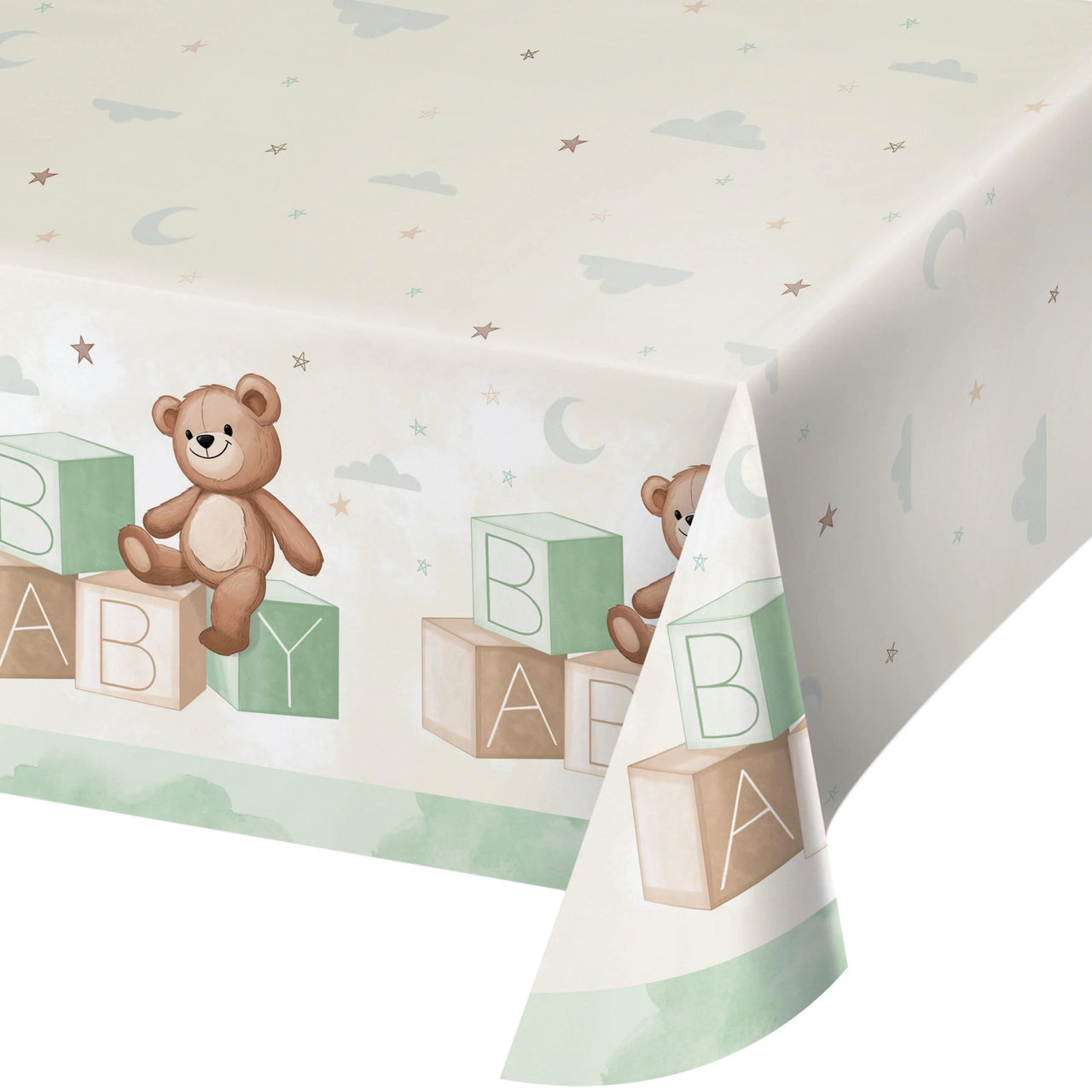 Bulk Case of Teddy Bear Tablecover, Paper 54"x102"