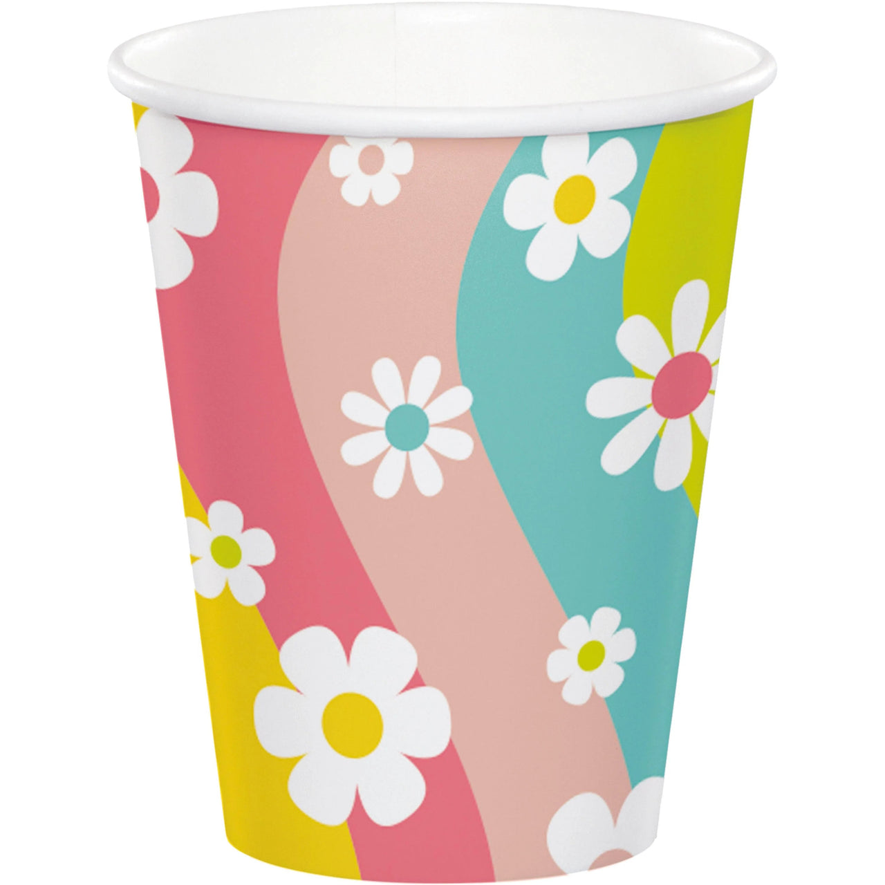 Bulk Case of Flower Power Hot/Cold Cup 9oz.