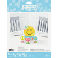 Bulk Case of Flower Power Honeycomb Centerpiece w/ Stands