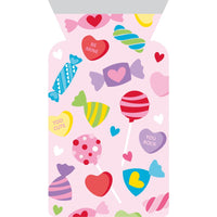 Bulk 144ct Valentine Treats Cellophane Bags with Zipper Closure