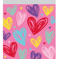 120ct Bulk Multicolor Valentines Sandwich Bags w/ Zipper,