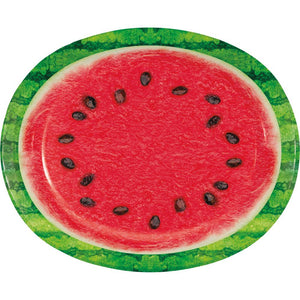 96ct Bulk Watermelon Wow Paper Oval Platter