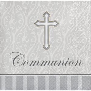 192ct Bulk Devotion Beverage Napkins 3-Ply Communion