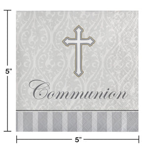 192ct Bulk Devotion Beverage Napkins 3-Ply Communion