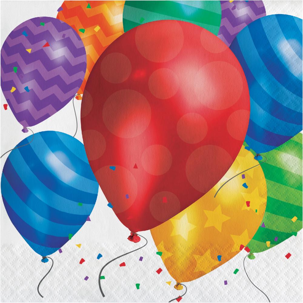 Balloon Blast Lunch Napkins (192/case)