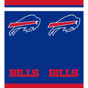 Buffalo Bills Plastic Table Cover, 54" x 102" Party Decoration