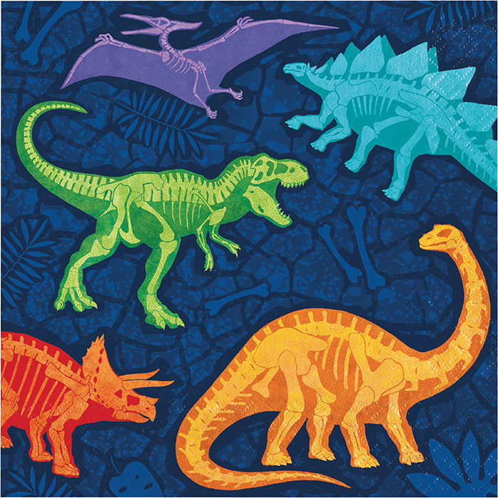 192ct Bulk Dino Dig Luncheon Napkins