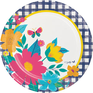 96ct Bulk Dolly Parton Blossoming Beauty Paper 10" Banquet Plates