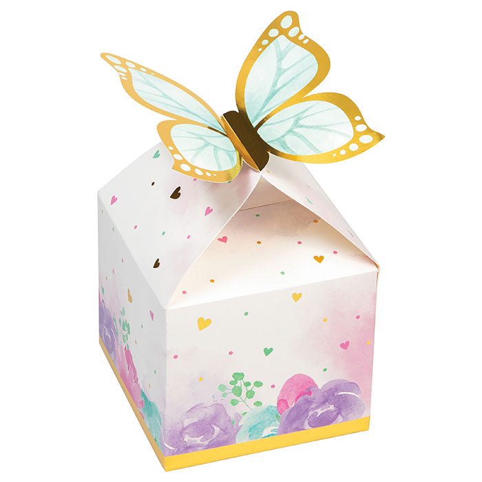 48ct Bulk Golden Butterfly Favor Boxes