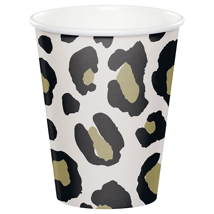 96ct Bulk Leopard Paper Cups