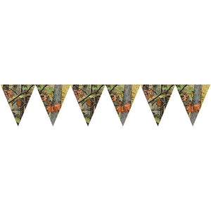 Hunting Camo Plastic Flag Banner by Creative Converting