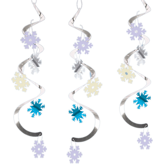 Snowflakes Dizzy Danglers, 5 ct by Creative Converting
