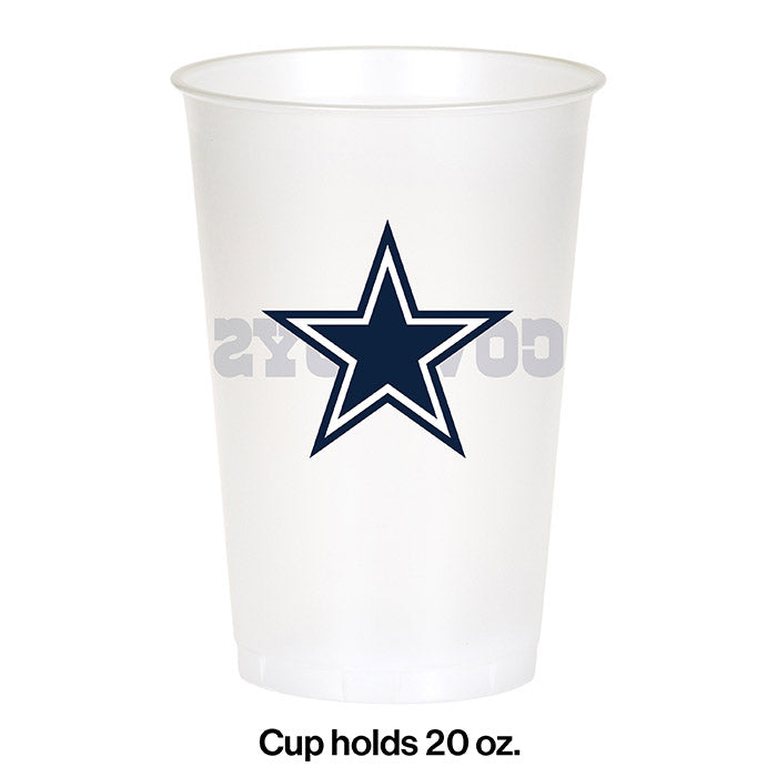 96ct Bulk Dallas Cowboys 20 oz Plastic Cups