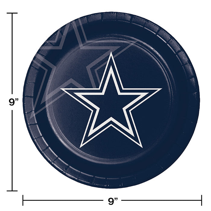 96ct Bulk Dallas Cowboys Dinner Plates