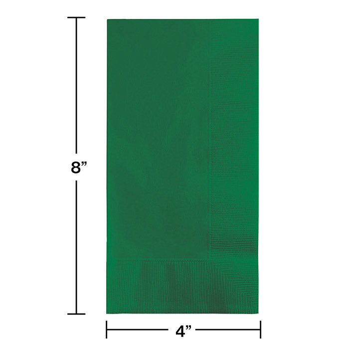 600ct Bulk Emerald Green 2 Ply Dinner Napkins
