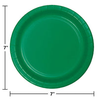 240ct Bulk Emerald Green Dessert Plates