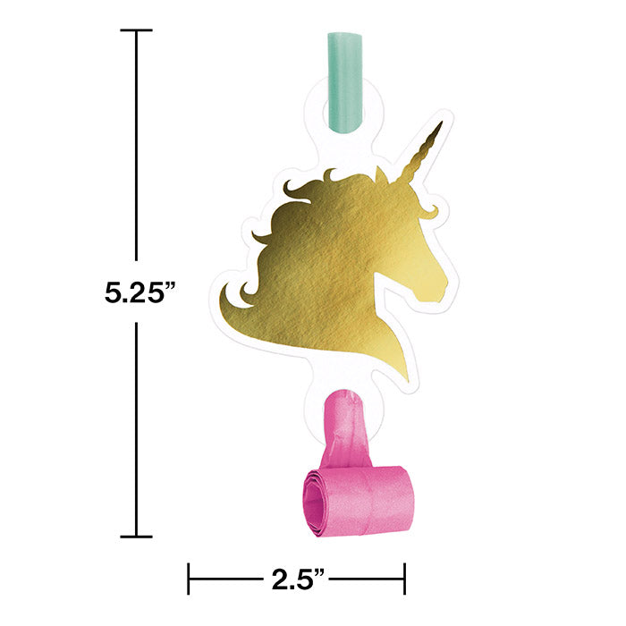 48ct Bulk Sparkle Unicorn Party Blowers