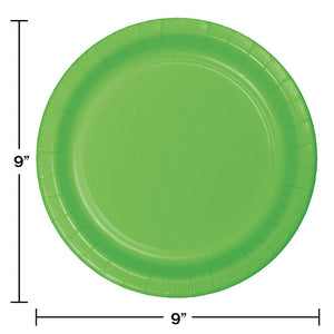 240ct Bulk Fresh Lime Sturdy Style Dinner Plates