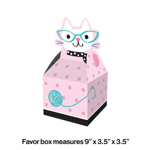 48ct Bulk Purr-fect Cat Party Favor Boxes