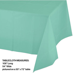 12ct Bulk Fresh Mint Green Plastic Table Covers by Creative Converting