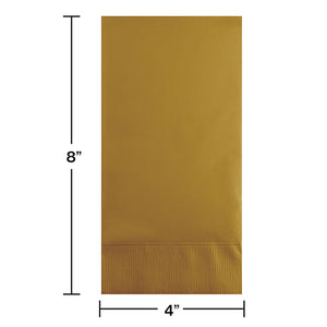 192ct Bulk Glittering Gold 3 Ply Guest Towels