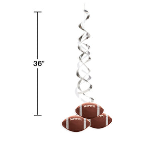 Tailgate Rush Deluxe Danglers, 2 ct Party Decoration